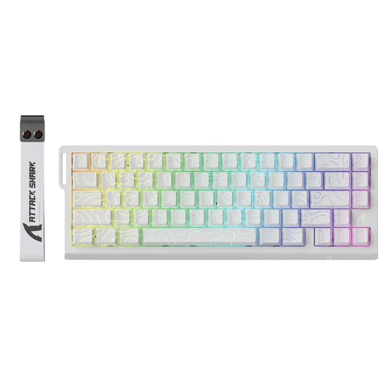 ATTACK SHARK X68 HE — Магнитная клавиатура с Rapid Trigger — Батуми — 180 ₾