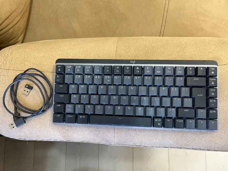 Logitech MX Mechanical Mini. Куплена в ноябре 2022 года, работает без нареканий, в комплекте родной — Тбилиси — 299 ₾