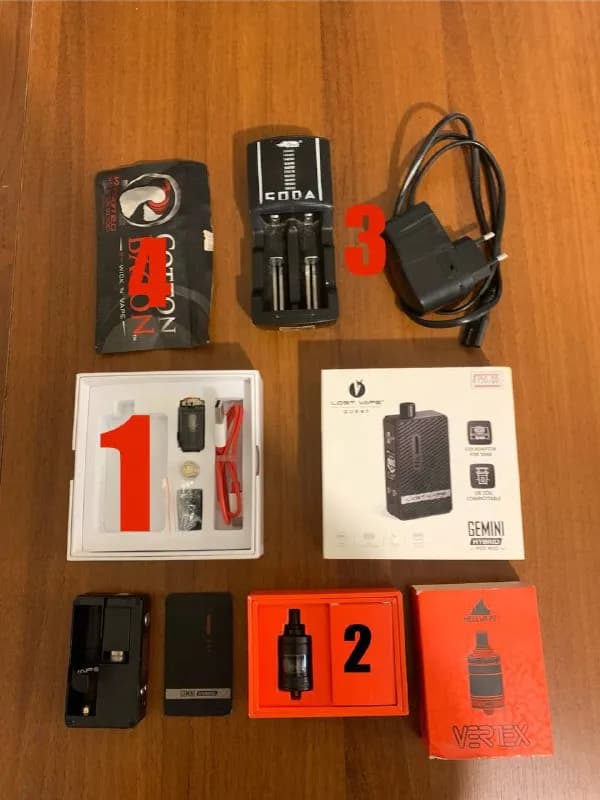 1. Мини под Last Vape GEMINI hybrid 80W — в комплекте имеет 2 базы. Первая для стелса — база с испар — Тбилиси — 110 ₾