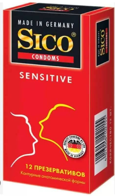 Презервативы Sico Sensitive 12 шт. — Тбилиси — 16 ₾