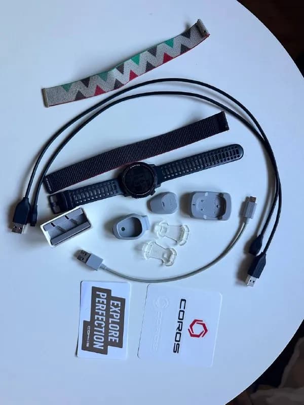I’m selling a watch Coros PACE3, a sensor Coros Pod 2, a second charging cable, and a new nylon stra — Тбилиси