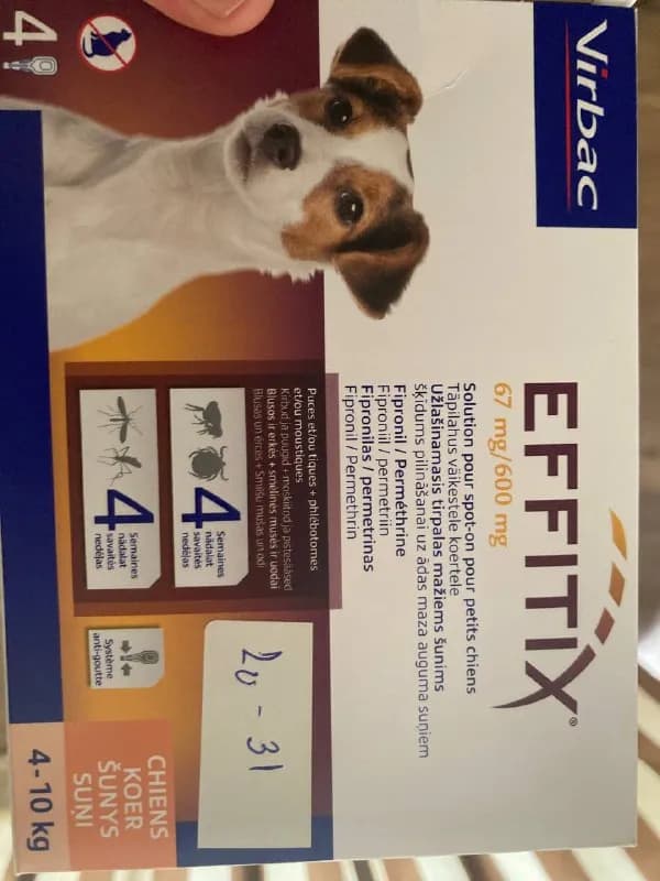 effitix на вес 4-10 кг. Покупали здесь в ветеринарной клинике на Мицкевича.В коробке осталось 3 пип — Тбилиси — 90 ₾