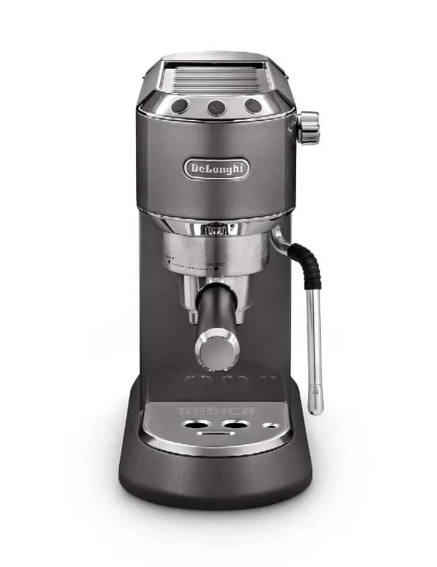 DeLonghi Dedica EC885 GY. Быстрая компактная кофеварка на 15 бар. Модификация с профи стимером — кап — Батуми — 480 ₾
