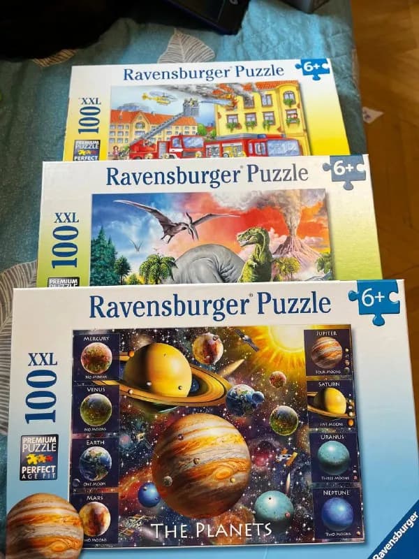 Ravensburger 100 XXL. Динозавры. Космос. Пожар. Каждый 20 лари — Тбилиси — 20 ₾