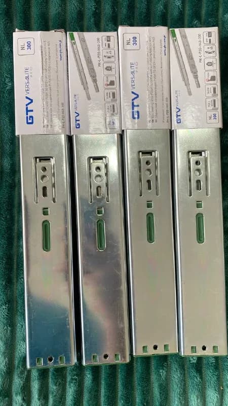 GTV touch+soft (открытие с нажатия и с плавным закрыванием) для ящиков, 30 см, 4 пары, 50 Gel. — Тбилиси — 50 ₾