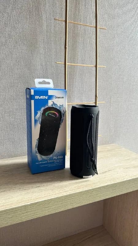 1. Портативная колонка Sven (полный комплект с коробкой) — Тбилиси — 120 ₾