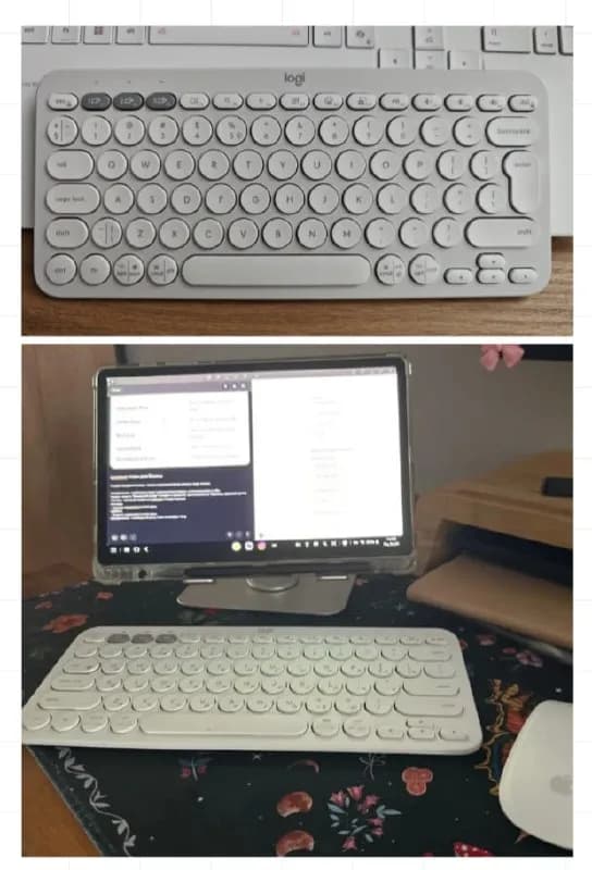 Logitech K380 — компактная, лёгкая и тихая. Подключение к 3 устройствам по Bluetooth (ПК, телефон, п — Батуми — 80 ₾