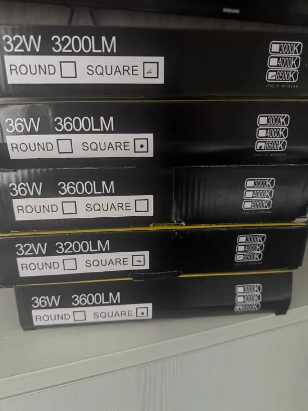 led освещение лампочки новые все вместе за 60 лари. плюс в подарок еще 2 поменьше. всего 7 штук — Батуми — 60 ₾
