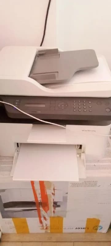 HP Laser MFP 137fnw с новым полным картриджем — 500 лари (родная коробка, пробег 4 картриджа) — Тбилиси — 500 ₾