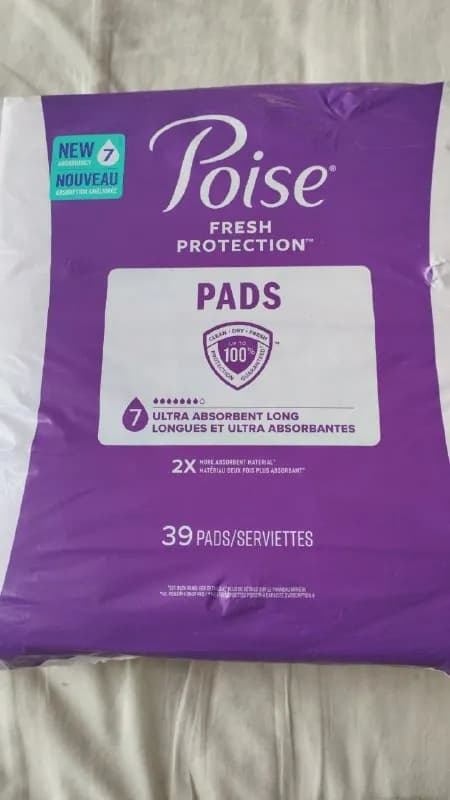 Poise #7 от недержания мочи для женщин, ультраабсорбирующие длинные, 39 шт 15 лари — Тбилиси — 15 ₾