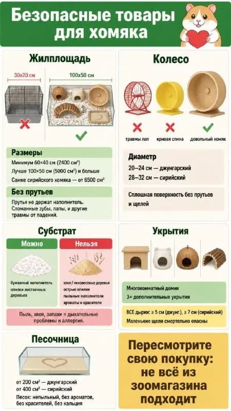 60×40 см для маленьких джунгариков), а не этажи. — Батуми