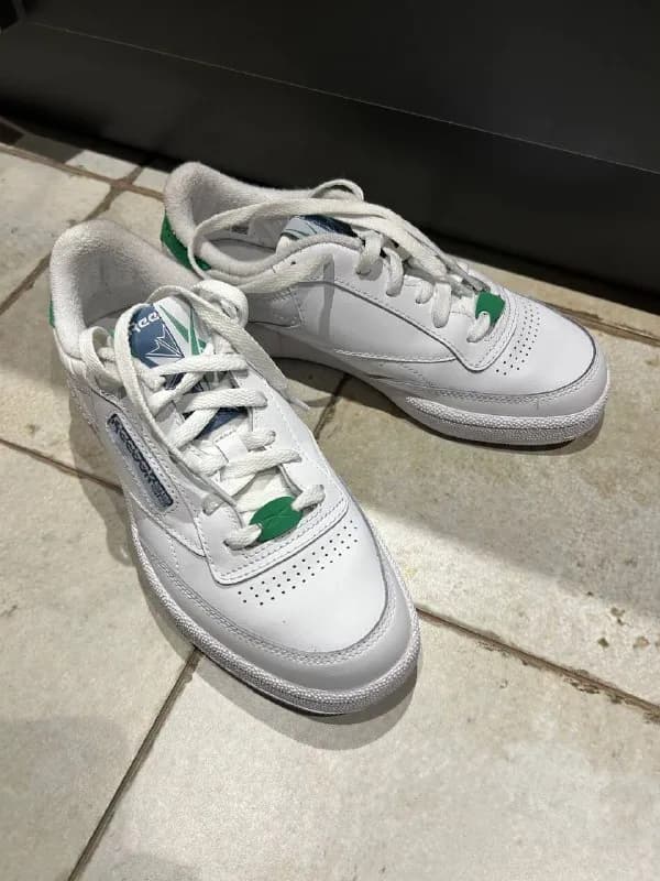 Reebok CLUB C 85, оригинал, куплены на ламоде. Размер 38,5, натуральная кожа, без коробки. — Тбилиси — 140 ₾
