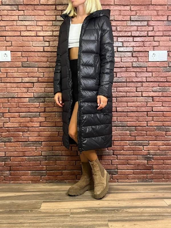 1. Пуховик, зимняя куртка (XS-S, 165 cm. пух 80%, перо 20%) — 160gel — Тбилиси — 160 ₾