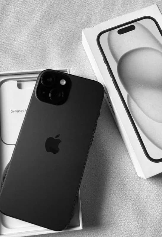 iPhone 15, черный, 128 ГБ, eSIM Коробка вскрывалась для проверки. Состояние аккумулятора — 100%. Тел — Батуми — 1,700 ₾
