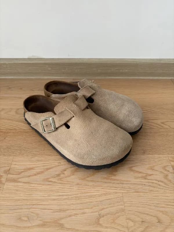 Birkenstock Boston Beige Suede — Тбилиси — 100 ₾