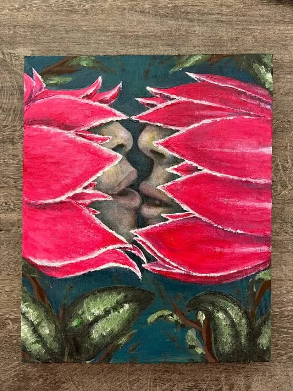 Картина 25×20, акрил — Тбилиси — 50 ₾