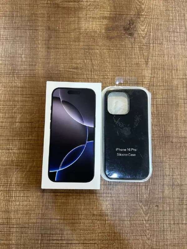 iphone 16 pro 128gb black sim+esim цена 3350 лари также дам в подарок новый силиконовый чехол — Тбилиси — 3350 ₾