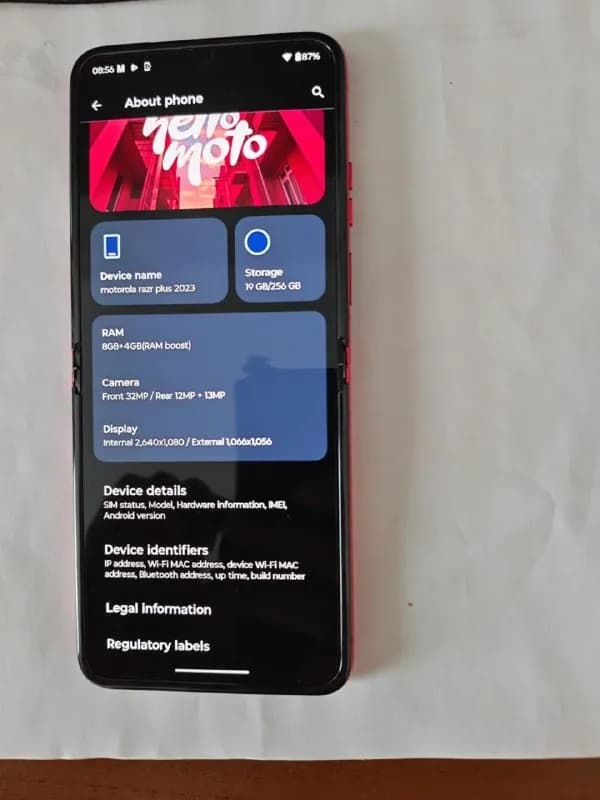 Motorola RAZR plus 2023 цена: 480 лари — Тбилиси — 480 ₾