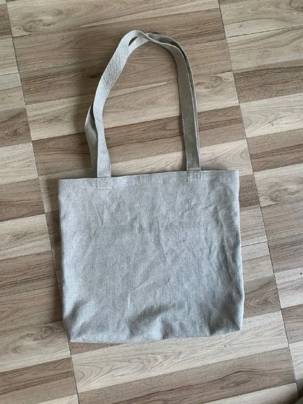 Шопер из плотной льняной ткани — Тбилиси — 25 ₾