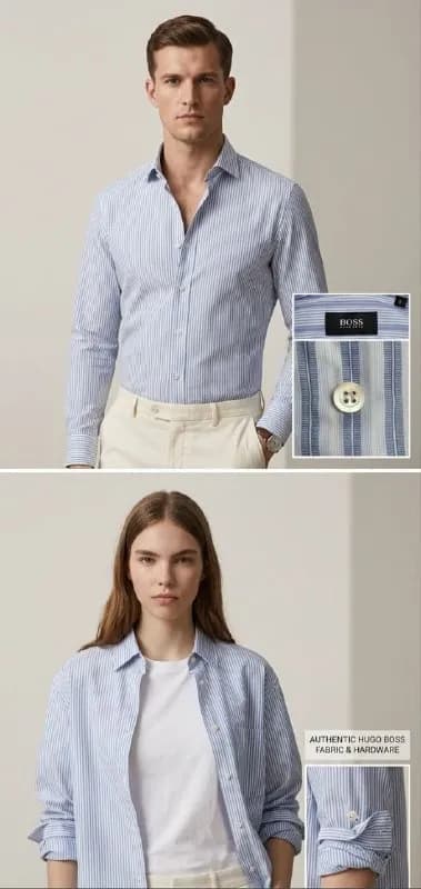 HUGO BOSS — голубая классика — Батуми — 35 ₾