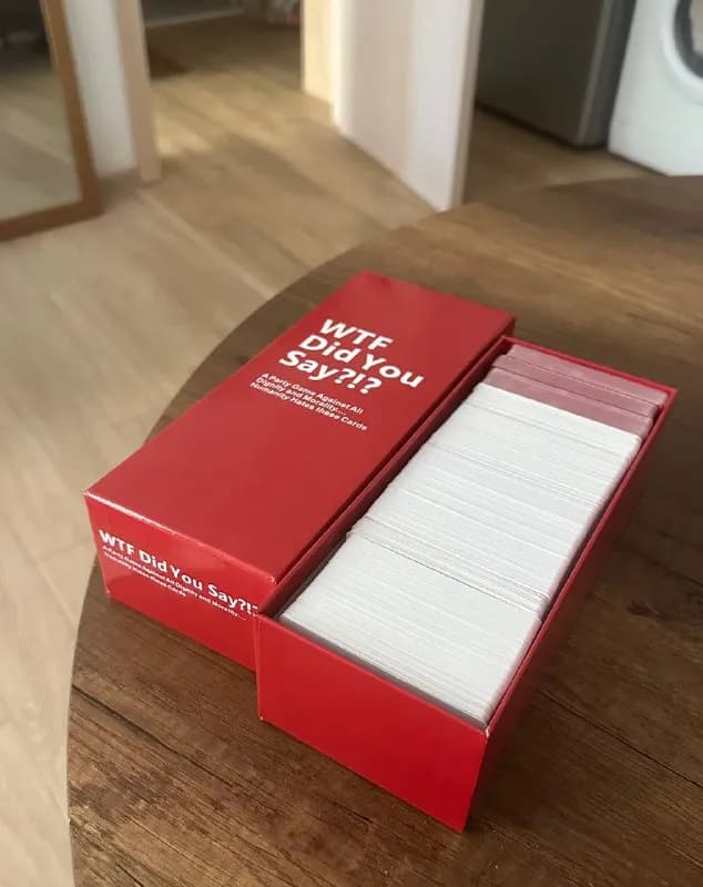 wtf did you say (более жесткая версия cards against humanity) 60 лари — Тбилиси — 60 ₾