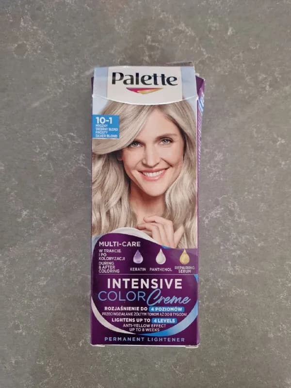 Palette 10-1 Frosty Silver blond, коробка чуть пострадала при перевозке, все в комплекте, ошиблась с — Тбилиси — 5 ₾