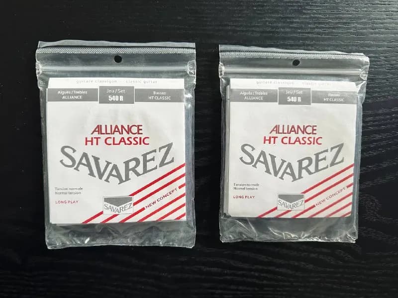 2 новых комплекта струн для классической гитары Savarez 540R ALLIANCE HT CLASSIC (нормальное натяжен — Тбилиси — 60 ₾