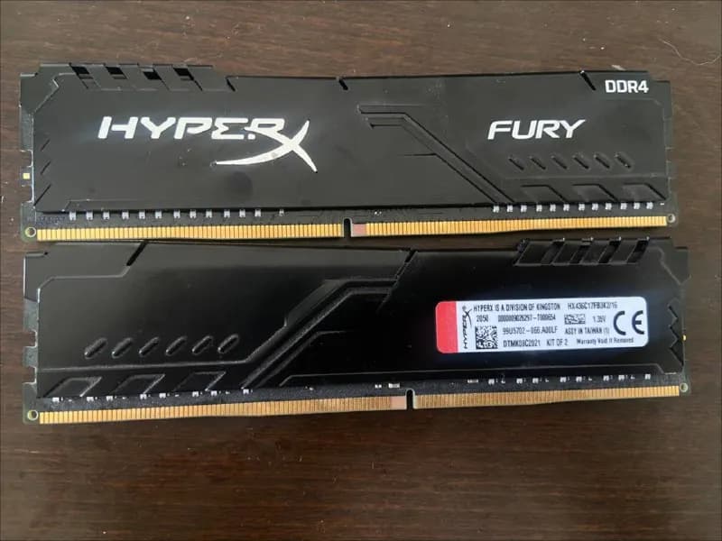 Kingston hyper x fury HX436C17FB3k2 на 16gb памяти — Тбилиси — 80 ₾