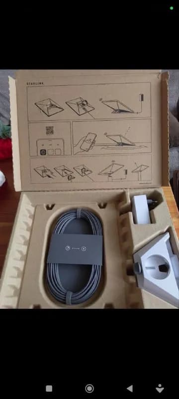 Starlink mini kit- 4th generation. Новый, в упаковке. Только пришел из Амазона. Фото из Амазона. Цен — Батуми — 600 $