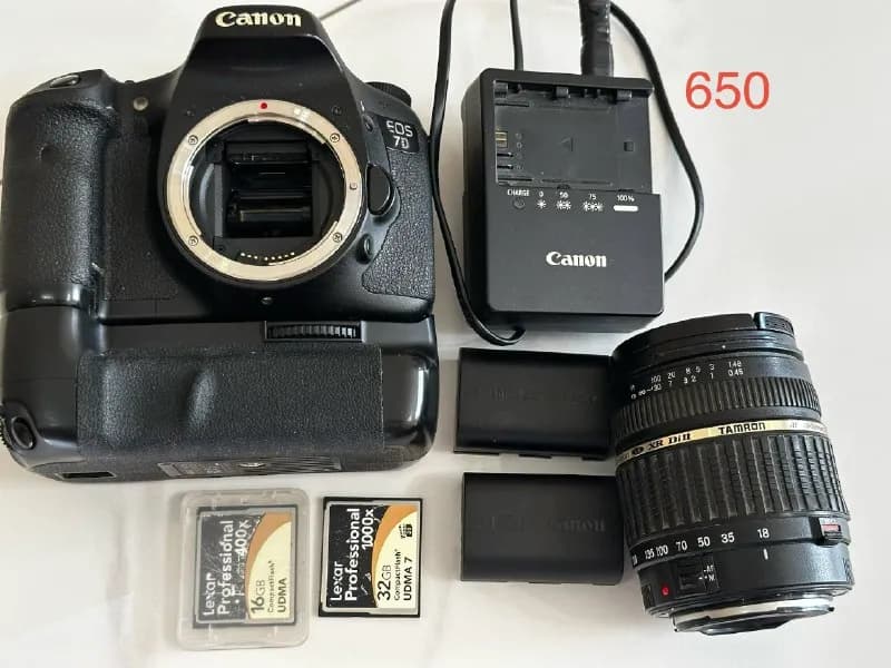 Canon 7d весь комплект на фото 600 лари — Тбилиси — 600 ₾
