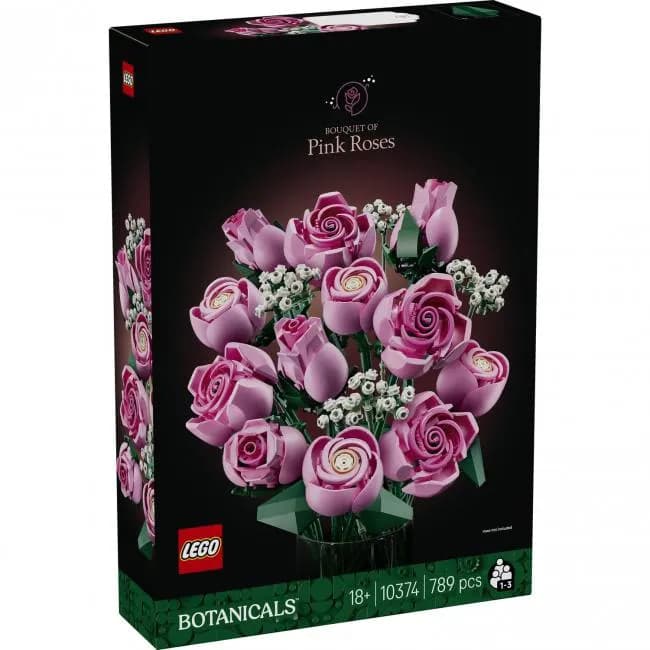 LEGO Botanicals 10374 — Букет розовых роз — Тбилиси — 100 ₾