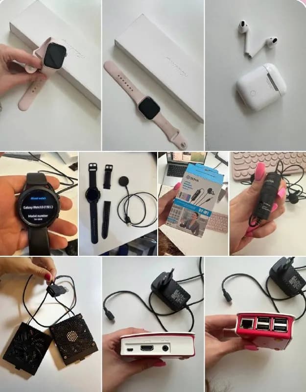 Apple Watch series 9 pink розовые с коробкой, 600 550 лари, не ремонтировались, не вскрывались — Батуми — 600 550 ₾