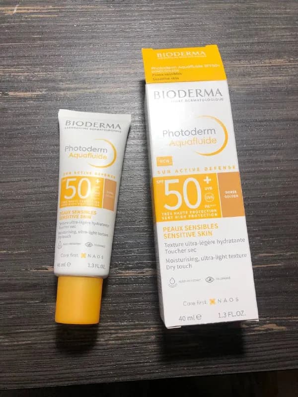 BIODERMA Photoderm Aquafluide SPF 50+ (оттенок Doré / Golden), 40 мл — Тбилиси — 50 ₾