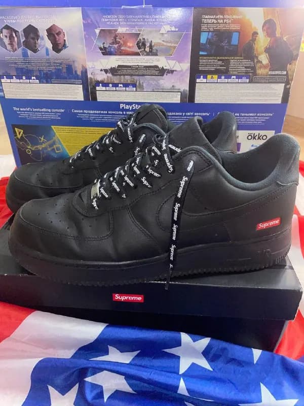 SUPREME X NIKE AIR FORCE 1 LOW SKATE SHOES BOX LOGO supreme — Тбилиси — 400 ₾