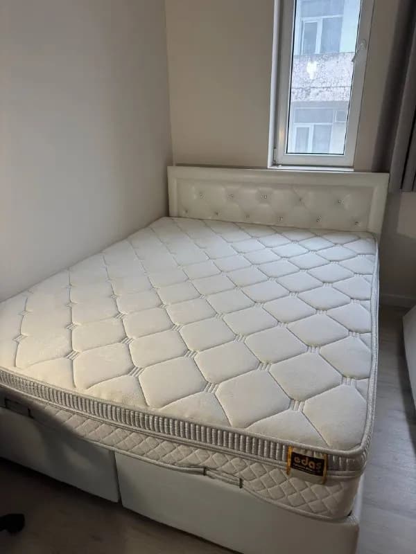 Bed with storage + Orthopedic Mattress Eda (160×195) — Good condition: 900 Lari — Батуми — 900 ₾