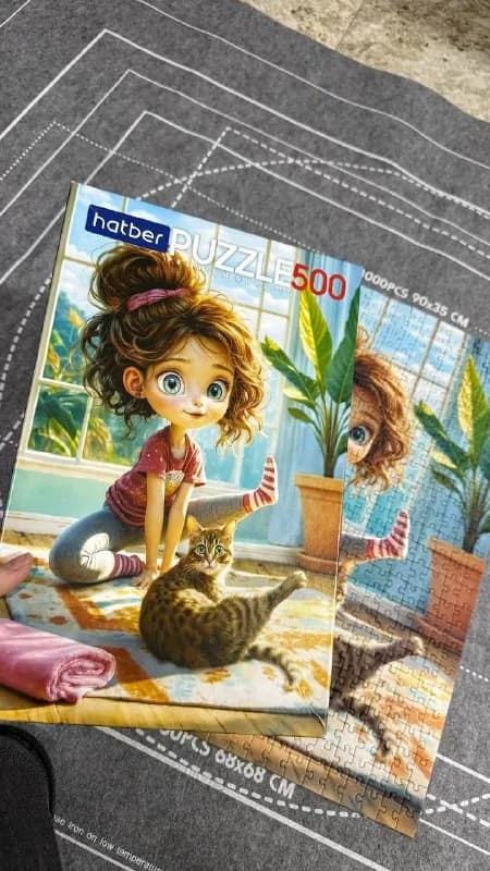 500 деталей. Картинка превосходная, матовая, супер приятная на ощуп, детали плотные, сцепка крепкая, — Батуми — 15 ₾