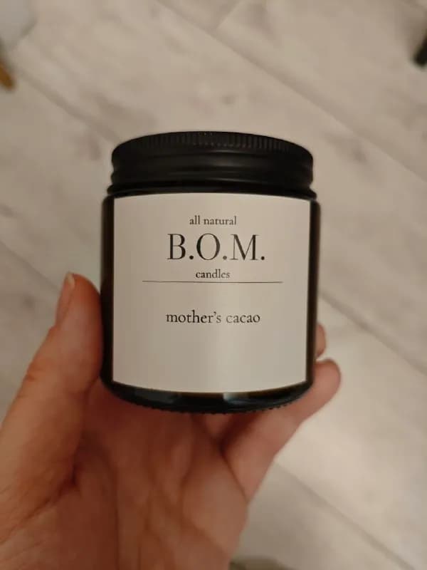 1. Свеча B.O.M., mother’s cacao новая — Тбилиси — 15 ₾