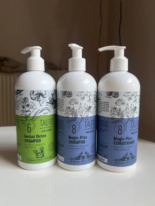 1. Шампунь для собак Tauro Pro Line Herbal Detox — очищающий — Тбилиси — 30 ₾