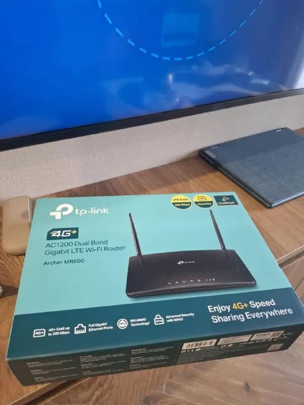 TP Link mr600. Поддержка Sim карт, один из лучших радиомодулей в классе (70-100 мегабит на симке Маг — Тбилиси — 250 ₾