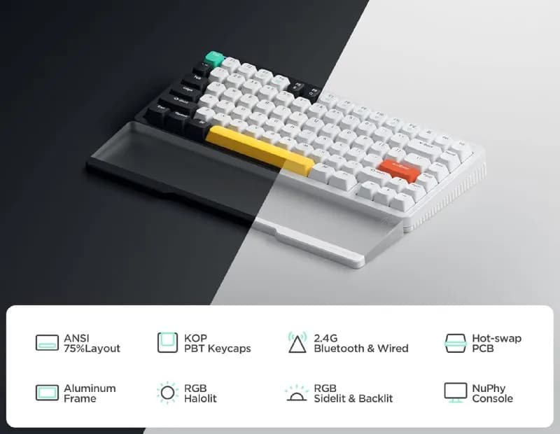 Nuphy Halo 75 White — Тбилиси — 450 ₾