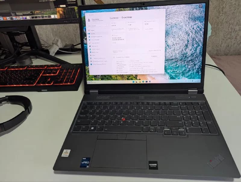 Lenovo p16. Процессор i9-12950hx, Память 128гб, Диск 2тб, Видео Nvidia rtx 5500 16гб, Экран 4k. Отли — Тбилиси — 2670 $