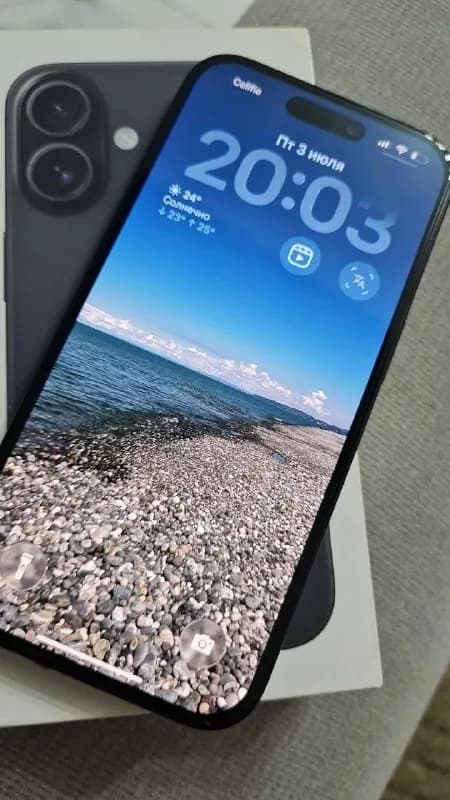 iPhone 16 128 GB Black — состояние близкое к идеальному — Батуми — 1,500 ₾