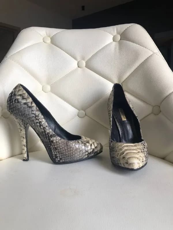 1. Туфли из натуральной кожи питона Dolce & Gabbana, размер 37, оригинал. — Тбилиси — 120 ₾
