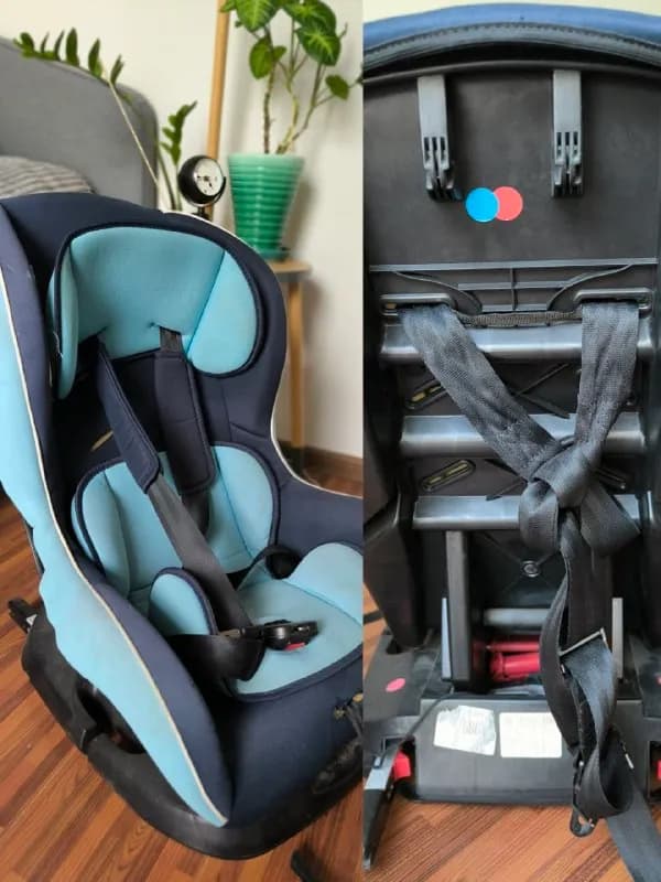 isofix 9-18 кг 50 лари; женские черные кожаные классические туфли ECCO на плоской подошве 37 размер — Тбилиси — 50 ₾