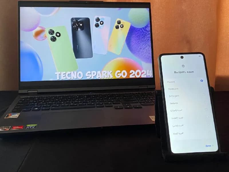 Tecno Spark 2024. В идеальном состоянии, без царапинки. Использовался пару месяцев. Цена 179л (обосн — Тбилиси — 179 ₾