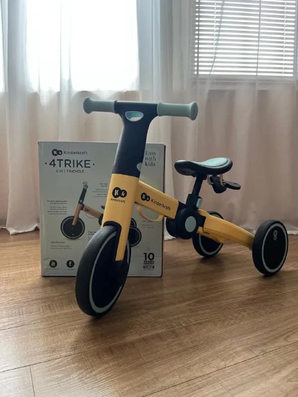 3-в-1 велосипед 4TRIKE, который может трансформироваться в беговел с расставленными задними колесами — Тбилиси — 240 ₾