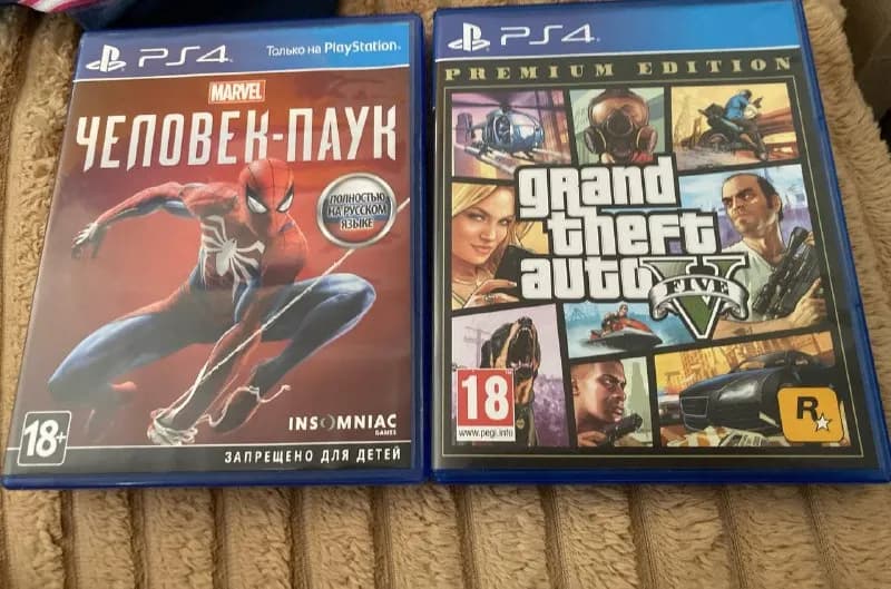 PS4 — Spider-Man полностью на русском и GTA 5. Цена за каждый 40 лари — Тбилиси — 40 ₾
