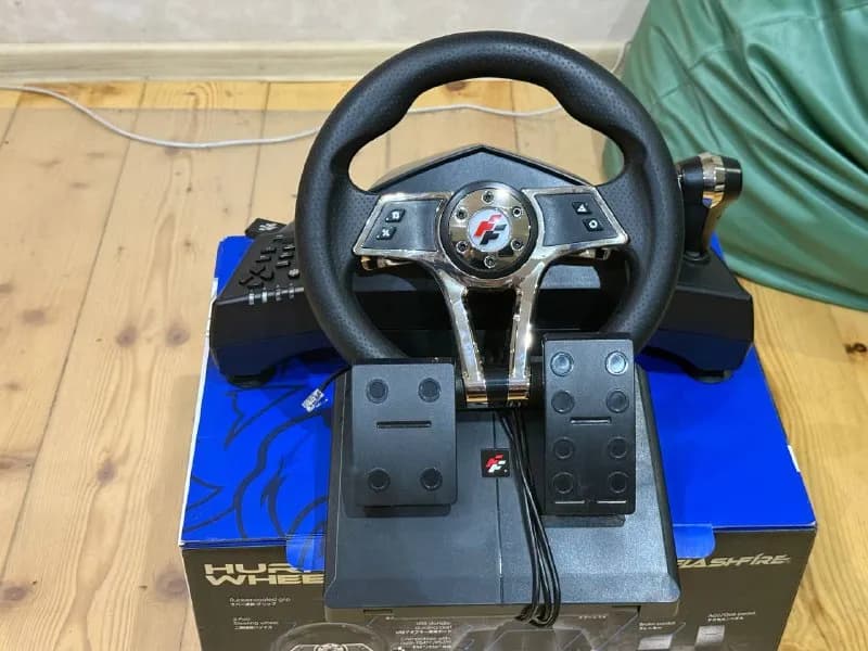 FlashFire Hurricane Wheel WH-3103V-D, черный, в комплекте педали. — Тбилиси — 135 ₾
