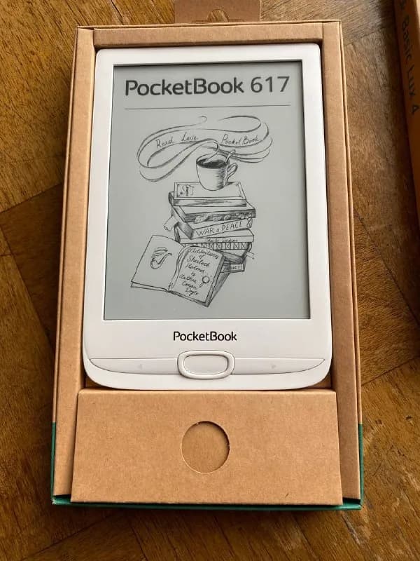 Pocketbook 617 б/у. Внешнее состояние — идеальное. Есть проблема с крестовиной. Заедает. Цена — 250 — Тбилиси — 250 ₾