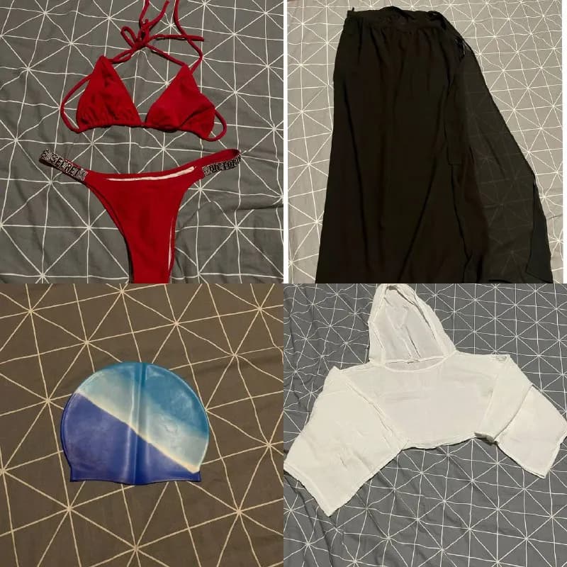 1. Купальник Victoria Secret красный, размер M-L 30 лари — Тбилиси — 30 ₾